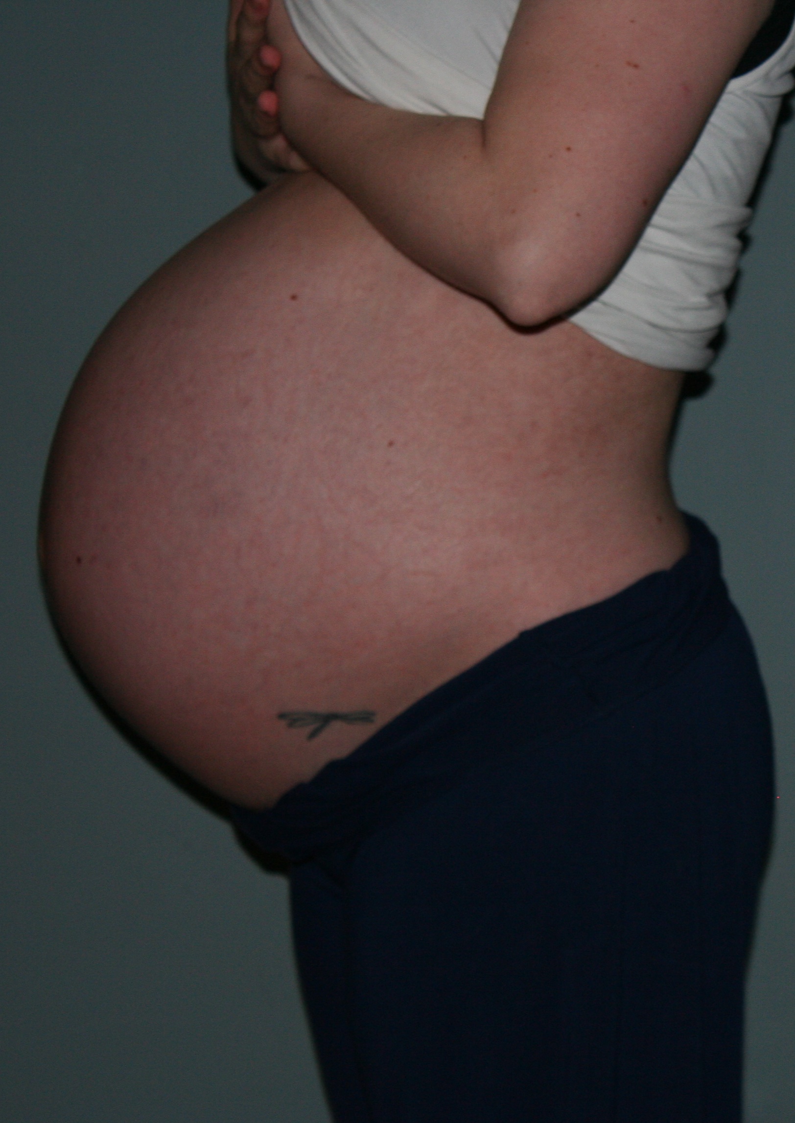 Живот на 32 неделе беременности двойней